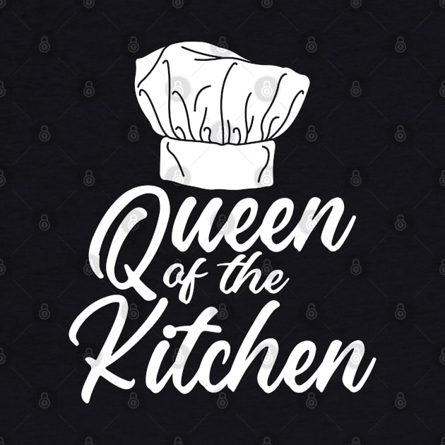 Queen Of The Kitchen - Cooking Chef, Funny Cooking Lovers Gift For Women by Art Like Wow Designs